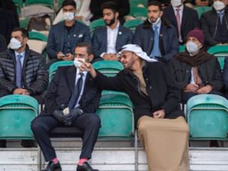 Sheikh Mohamed bin Zayed attends graduation of Zayed bin Mohamed, other Emirati cadets at Sandhurst