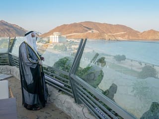 Sharjah Ruler inaugurates beach facing Khorfakkan Amphitheatre
