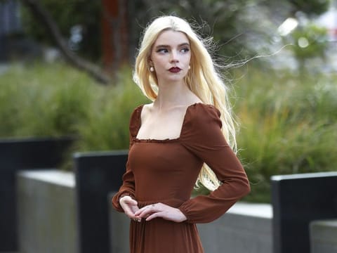 Anya Taylor-Joy poses for a portrait in Belfast’s Titanic area, Northern Ireland, Tuesday, Oct. 6, 2020.