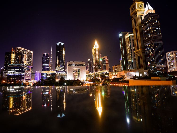 Stock Dubai skyline
