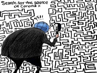 Cartoon: A year later, world looks for clues on Covid-19