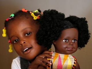 Ivory Coast company brings black dolls to African children
