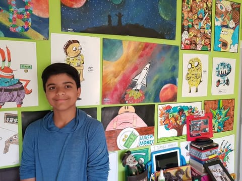 Young artist in Dubai pursues passion, aims to raise money for animal welfare