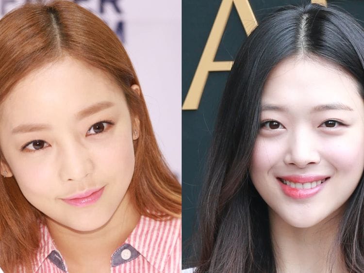 TAB 191229 Sulli and Goo Hara 1-1577604028339