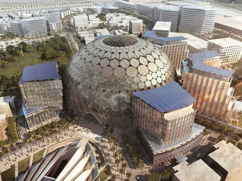 Historically, Dubai was called Al Wasl, or the Connection, because of how it connected people from all over the region. Al Wasl dome encloses the 150-metre diameter Al Wasl Plaza, which will be a central hub during Expo 2020 Dubai