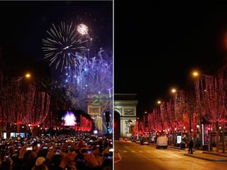 Photos: New Year's Eve revelries muted by COVID-19 pandemic