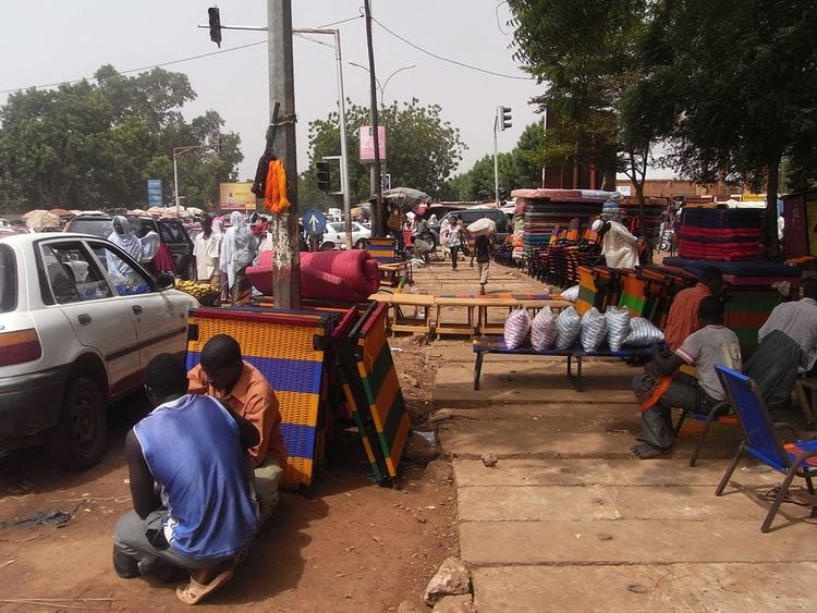  A street in Niamey, Niger