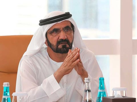 His Highness Sheikh Mohammed Bin Rashid Al Maktoum, Vice-President and Prime Minister of the UAE and Ruler of Dubai. 
