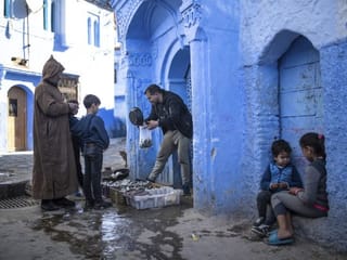 Photos: COVID-19 pandemic empties blue-hued Moroccan tourist town of Chefchaouen