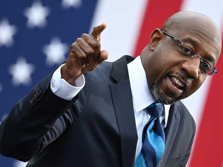 Democratic Senate candidate Reverend Raphael Warnock 