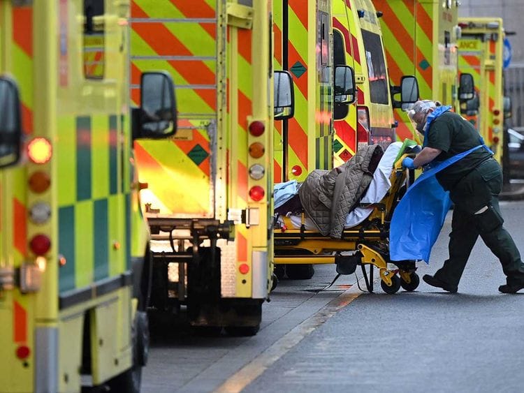 Ambulance royal london hospital UK