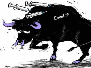 Cartoon: Vaccines highly effective against novel coronavirus