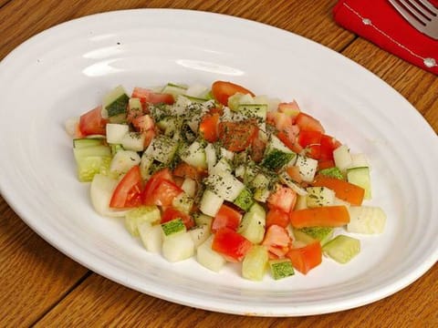 How to make chopped salad Shirazi