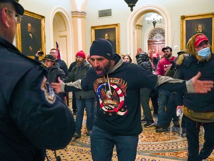 Trump supporters Capitol
