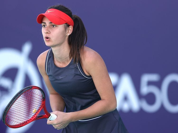 Anastasia Gasanova in action in Abu Dhabi