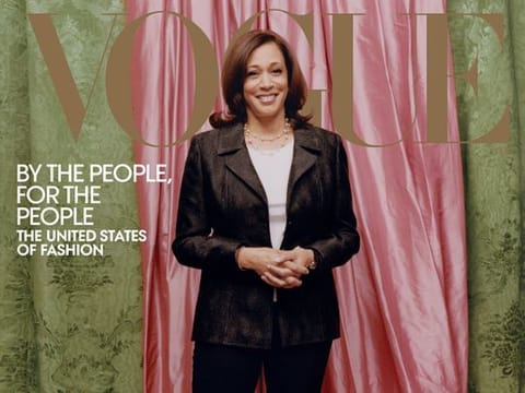 Kamala Harris on the cover of Vogue.