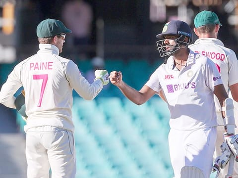 Ravichandran Ashwin (right) is concerned about India's chances in the World Cup.