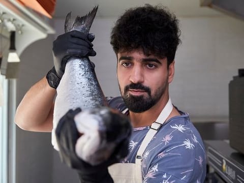 Twenty eight-year-old Ahmad Al Jasmi, owner of Salmonica