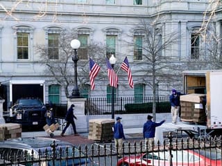 Photos: Moving out of the White House ahead of Biden inauguration