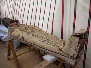 Photos: Egypt unveils ancient funerary temple south of Cairo