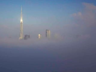 Photos: With fog in Dubai, it's all about finding that cosy vantage point