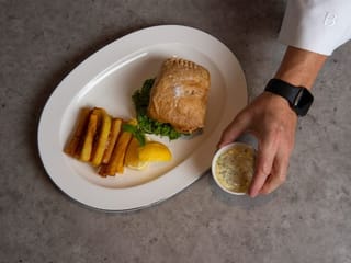 How to make the perfect British fish and chips, mushy peas and tartare sauce
