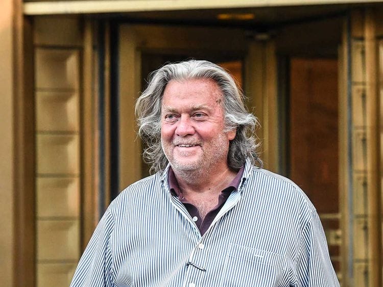 Former White House chief strategist Steve Bannon PARDON