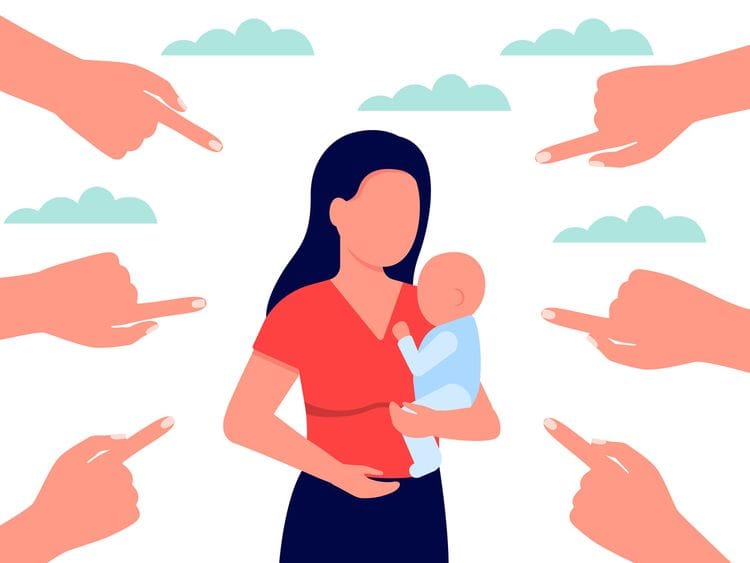 Mum shame