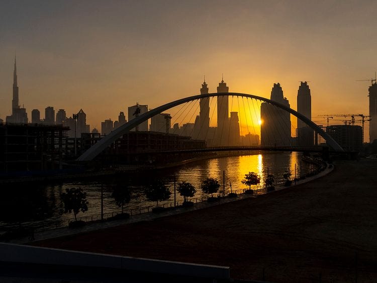 Stock Dubai Skyline 