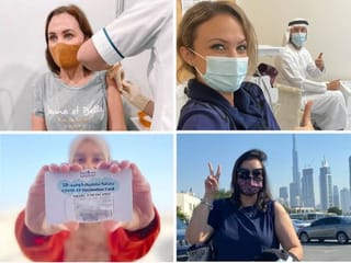 UAE parents proudly share their COVID-19 vaccination photos