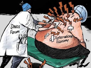Cartoon: World leaders reflect on global economic recovery in Davos