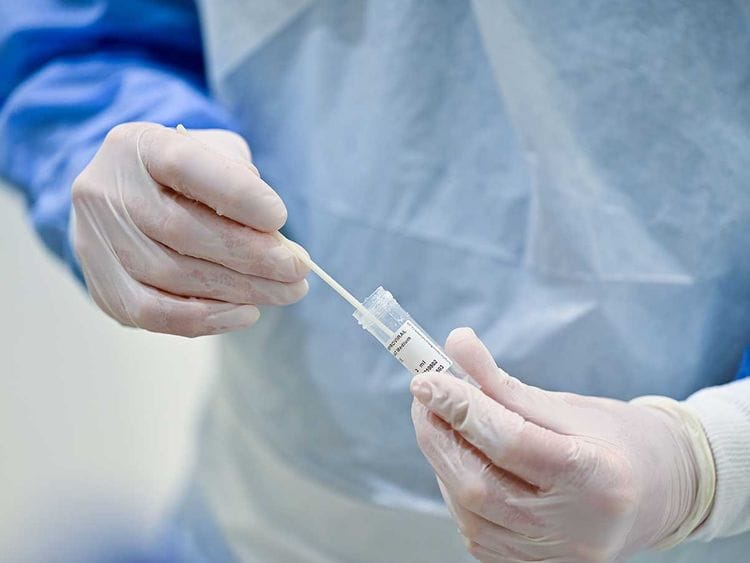 UK swab test covid