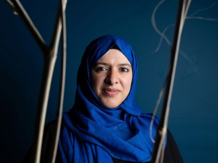 Artist Azza Al Qubaisi is part of the Art Amid Covid series