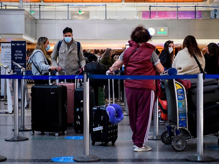 Stock Los Angeles International Airport US passengers