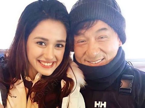 Disha Patani and Jackie Chan