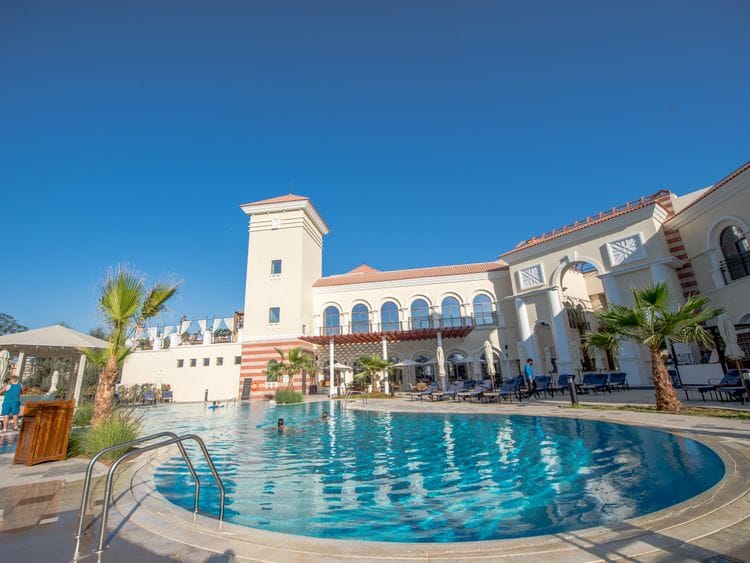 The resort-style swimming pool at The Country Club
