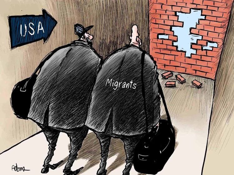 Cartoon: Biden’s policies give hope to migrants 