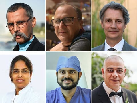 Clockwise from Left: Akbar Saheb, Ateeque Naqvi, Dr. David Schmidt, Dr Ehab El Saadany, Dr. Sherbaz Bichu and Dr. Rithu Khare