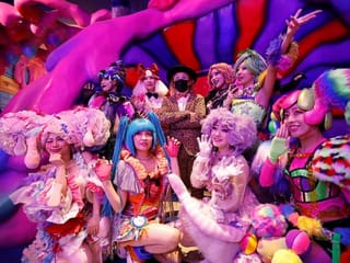 Photos: Psychedelic hues of Tokyo's 'kawaii' cafe doused by COVID-19 pandemic