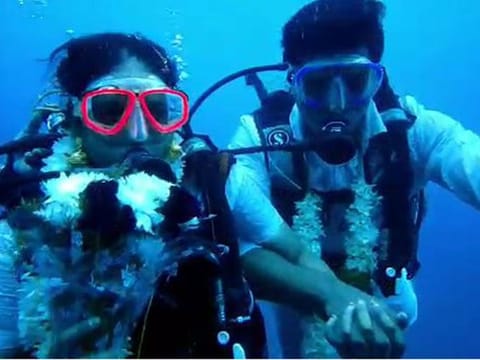 A screen grab from the video