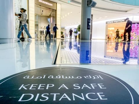 File photo of social distancing at Dubai Mall for illustrative purpose only