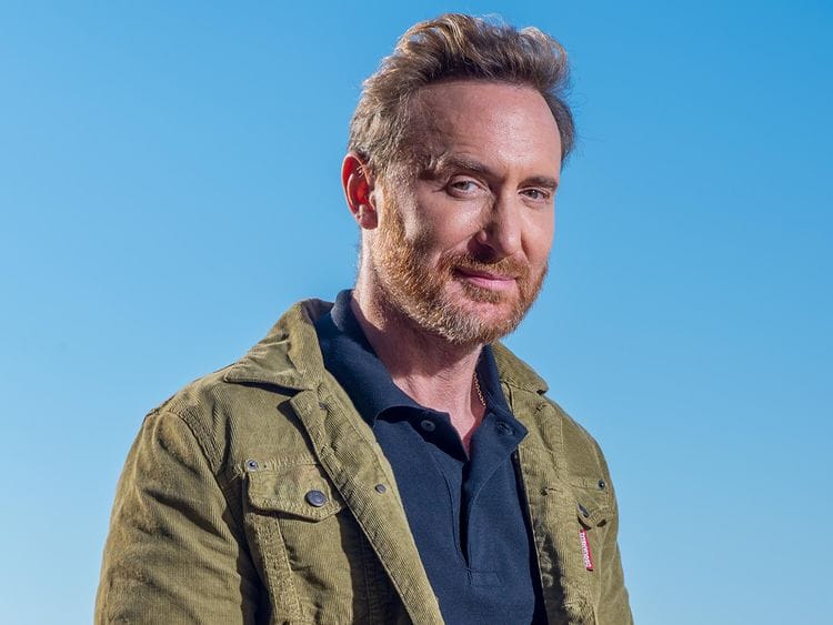 French DJ David Guetta during an interview at Jumeirah Al Naseem, Dubai, on February 3, 2021.