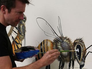 Good of the Hive: the New York muralist on a mission to hand-paint 50,000 bees 