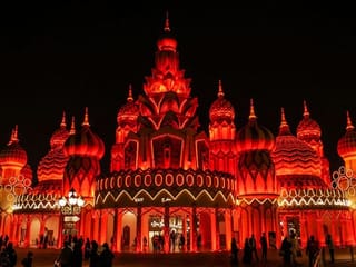 Photos: Landmarks in red mark UAE Hope Probe