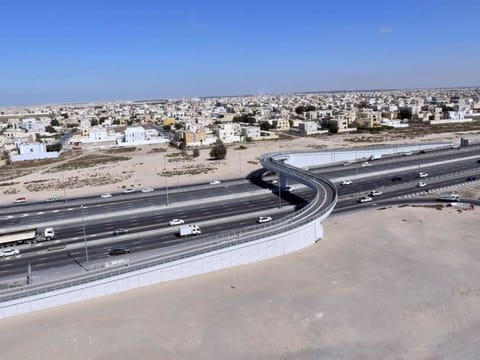 The new 475 metres long bridge provides a vital link for pedestrians and cyclists between International City, Al Warqaa and Mushrif areas