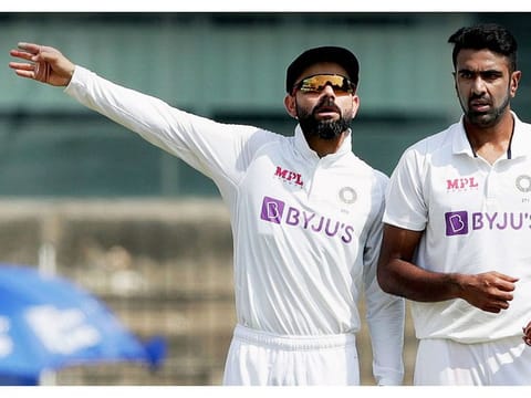 Attacking lynchpin: India captain Virat Kohli and Ravichandran Ashwin set the field during the Test series against England at home earlier this year. India won the series 3-1 to ensure themselves a finalist's berth in WTC.