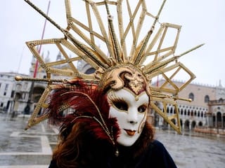 Photos: Venice still magical as tourist-free carnival kicks off