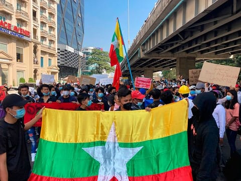 Myanmar’s wireless broadband internet services were shut down on Friday by order of the military, a local provider said, as protesters continued to defy the threat of lethal violence to oppose the junta’s takeover.