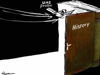Cartoon: UAE Mars Hope Probe enters orbit and makes history