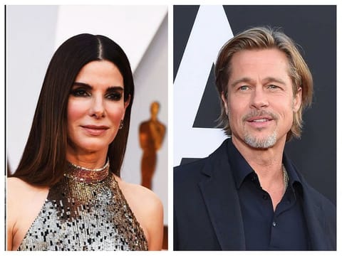 Sandra Bullock and Brad Pitt